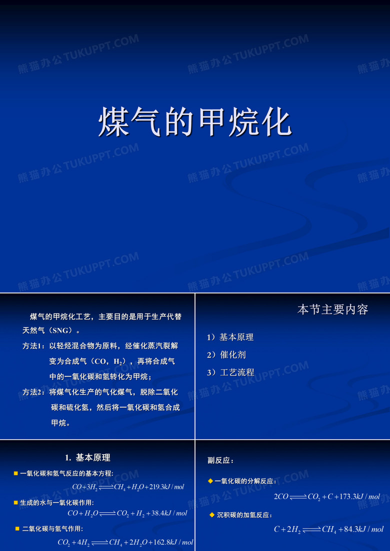 煤气的甲烷化-CM
