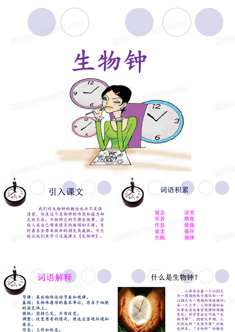 《生物钟》课件