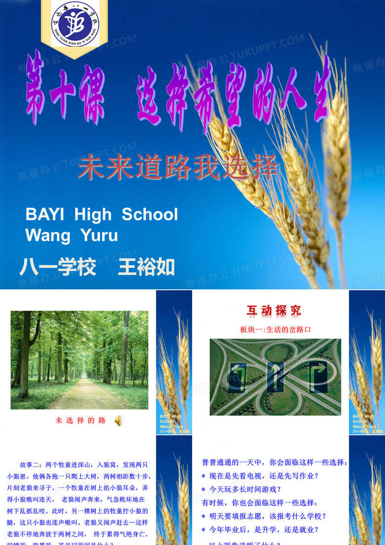 未来道路我选择