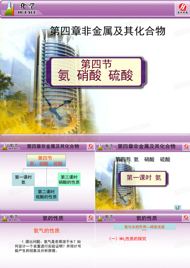化学1必修4.4《氨硝酸硫酸》教学课件