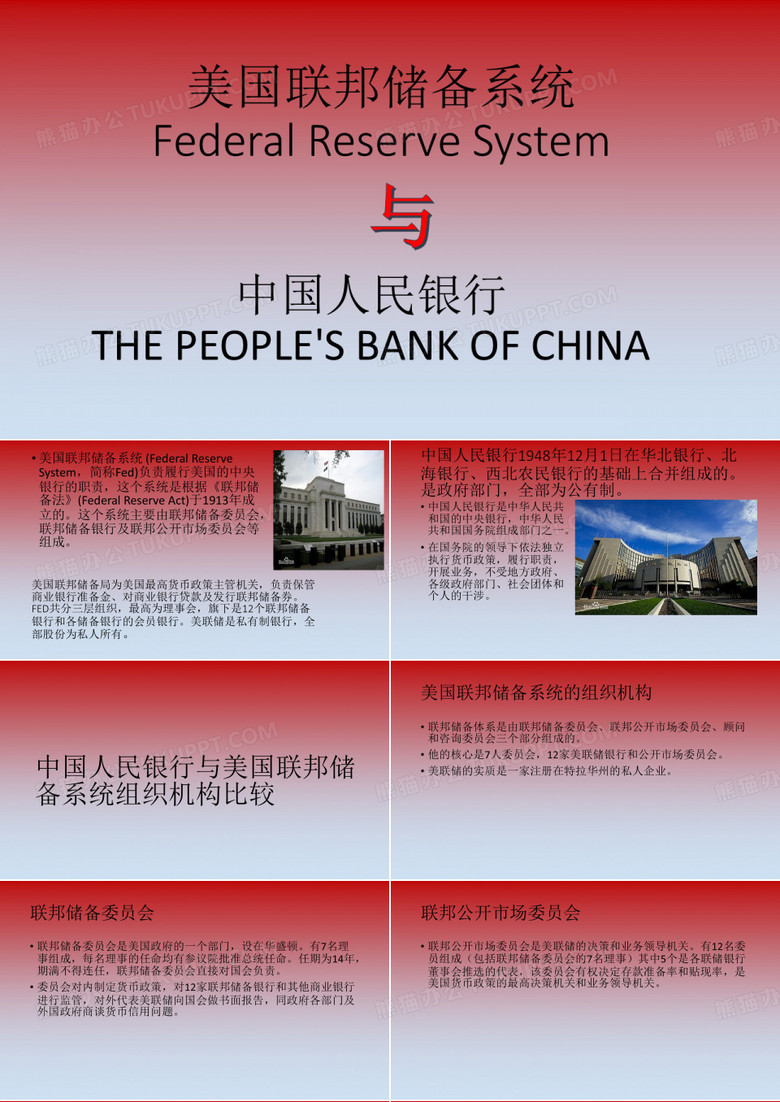 美联储与中国人民银行