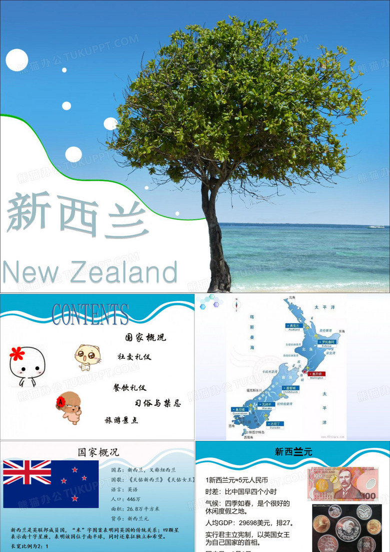 新西兰PPT介绍