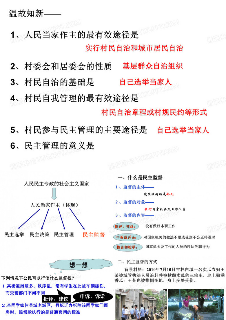 民主监督
