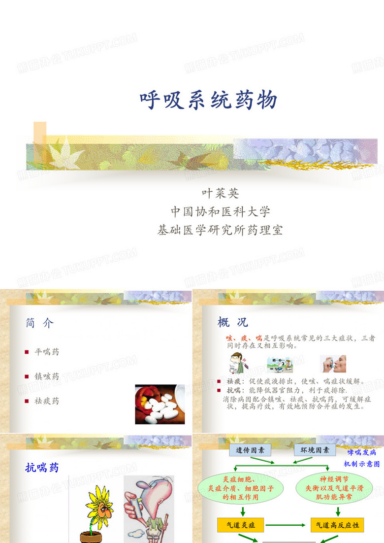 呼吸系统药物