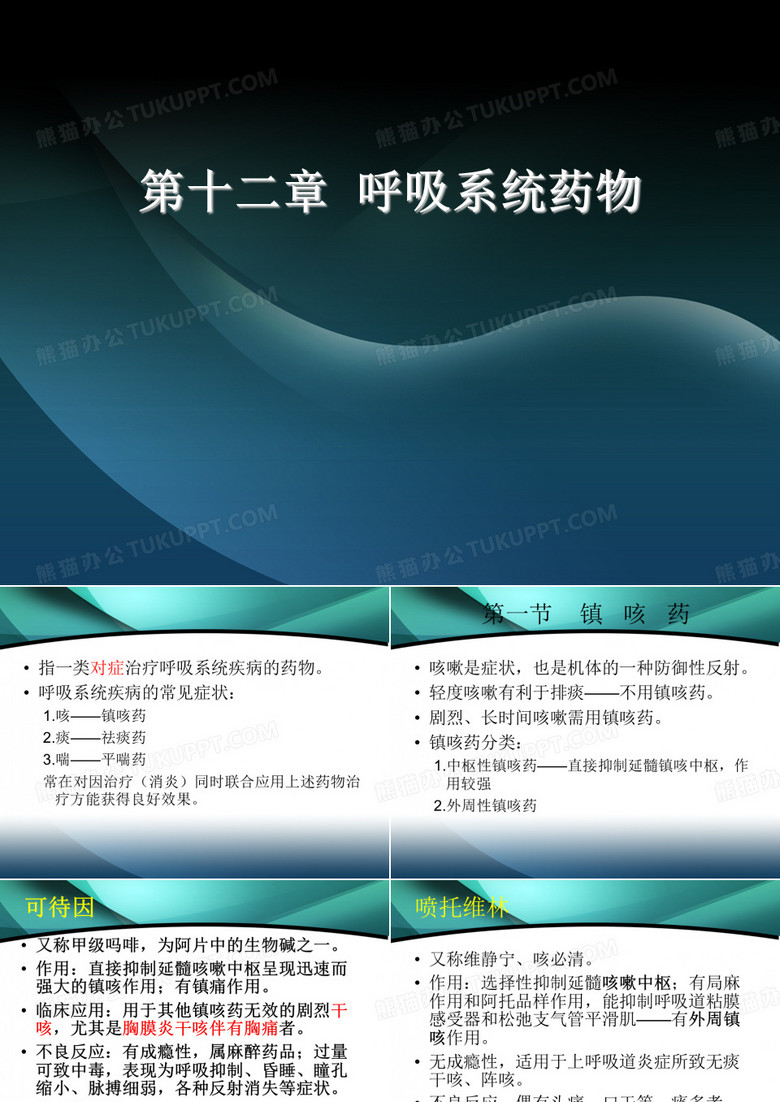 呼吸系统药物