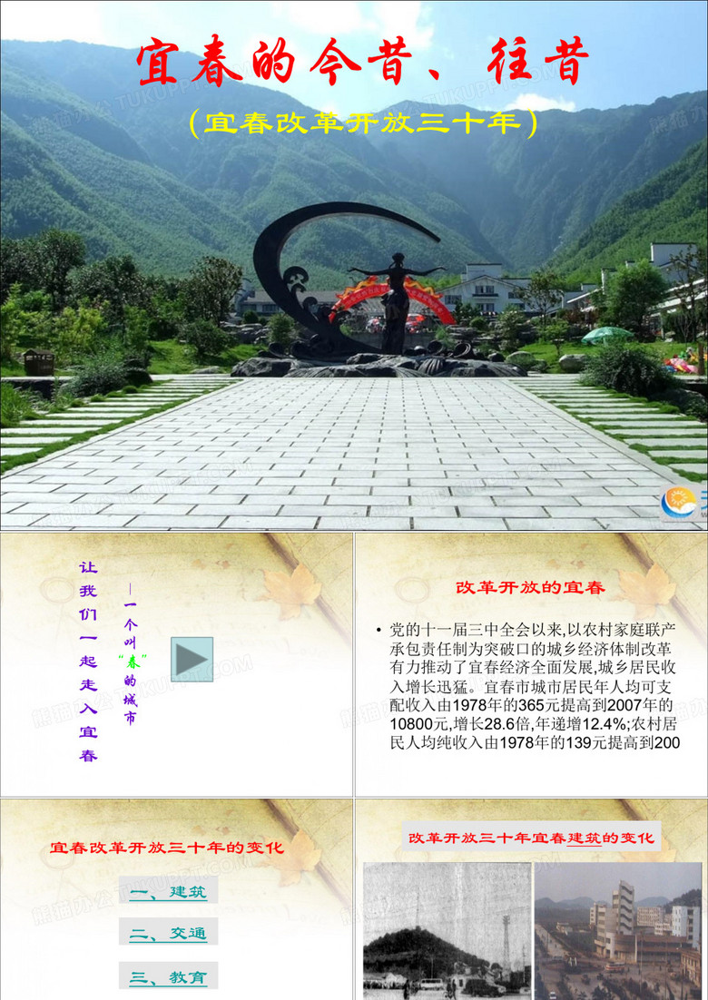 宜春的今昔往昔