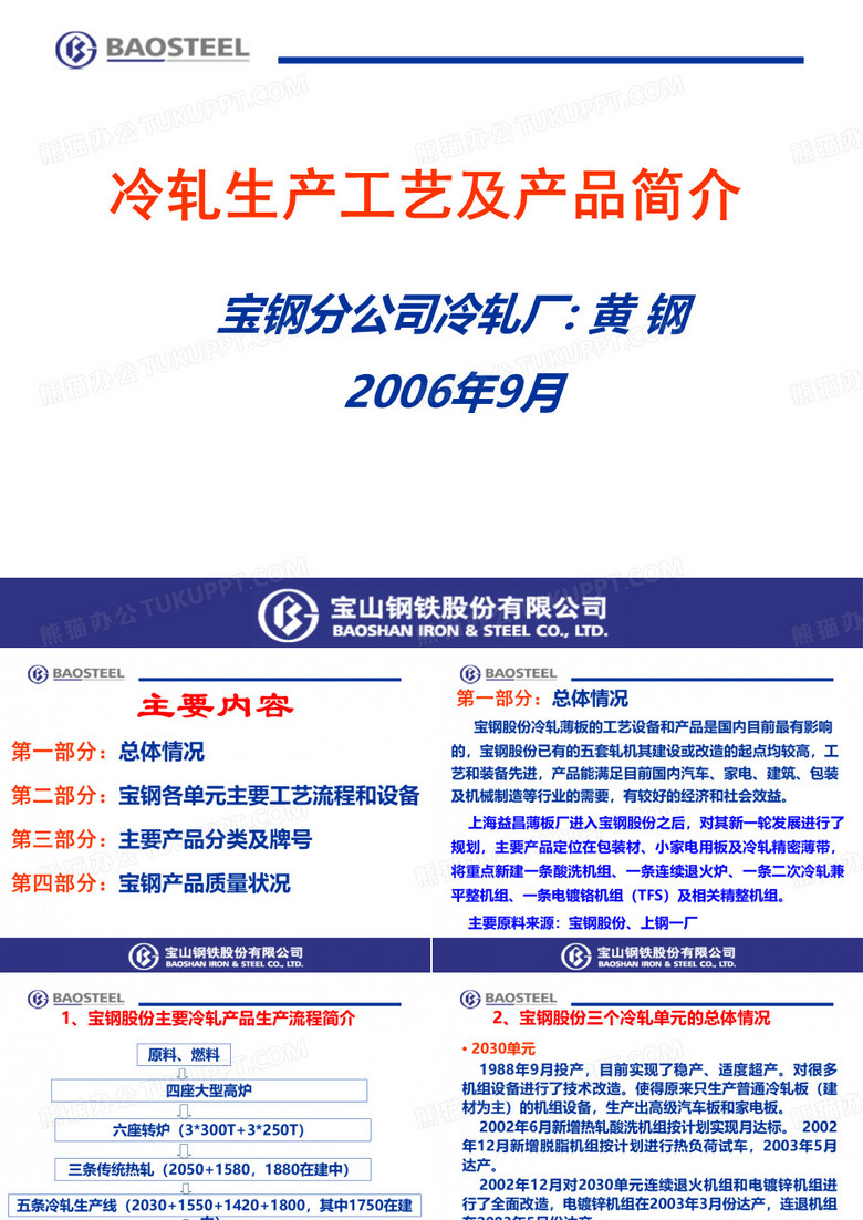 冷轧工艺简介