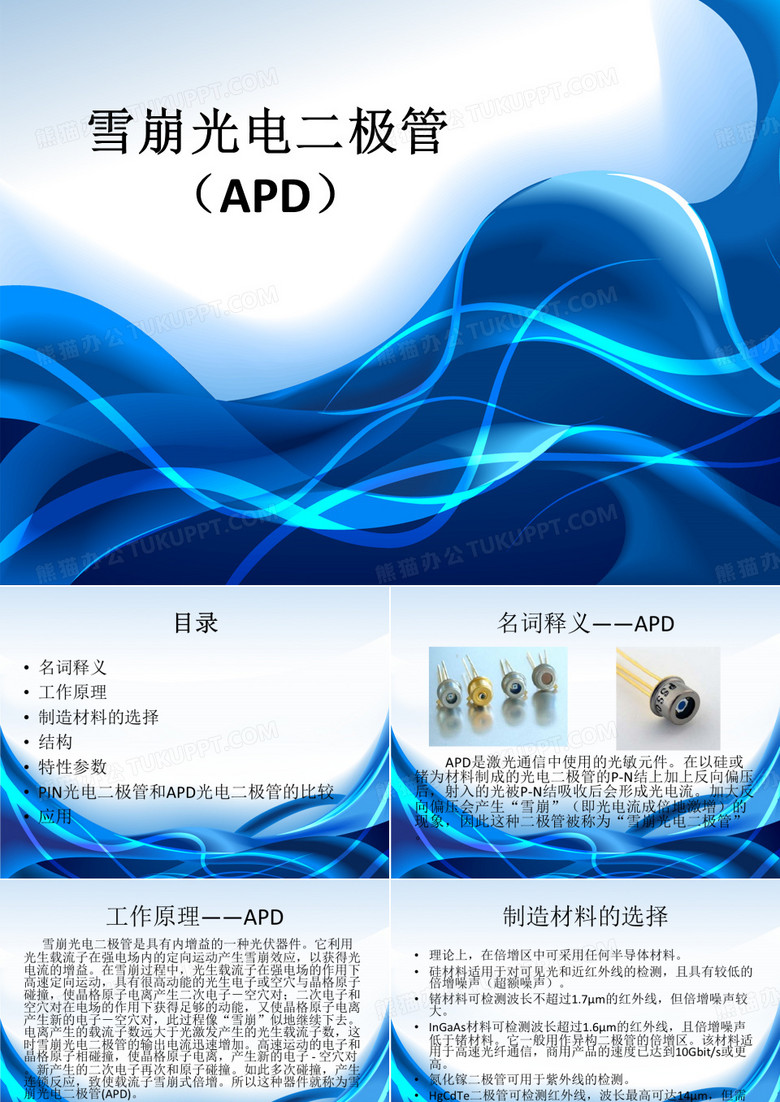 雪崩光电二极管(APD)PPT课件