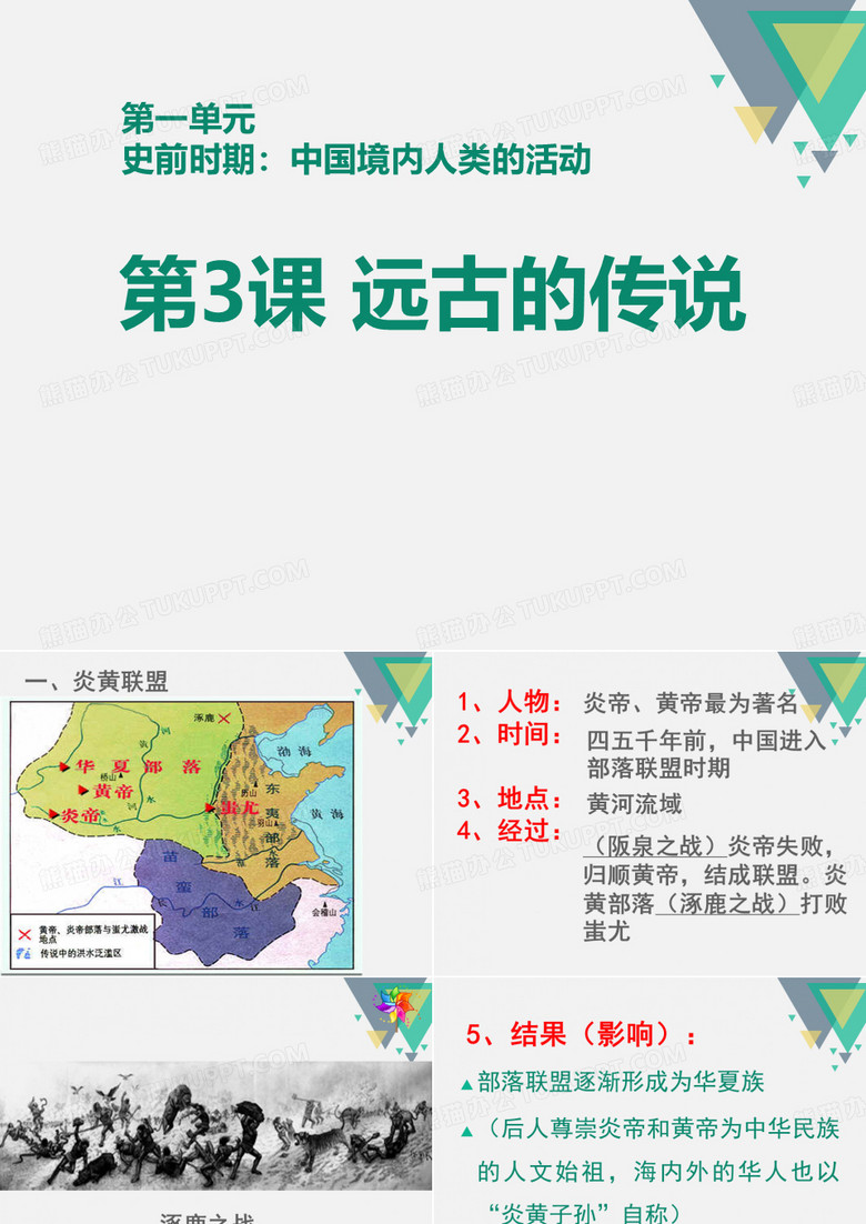 《远古的传说》PPT