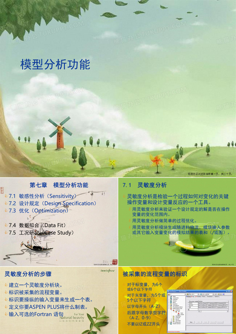 模型分析功能