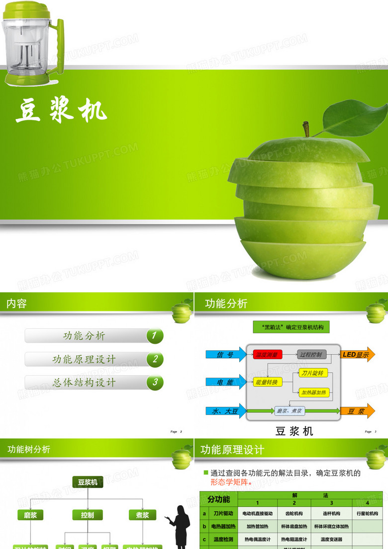 豆浆机 功能分析