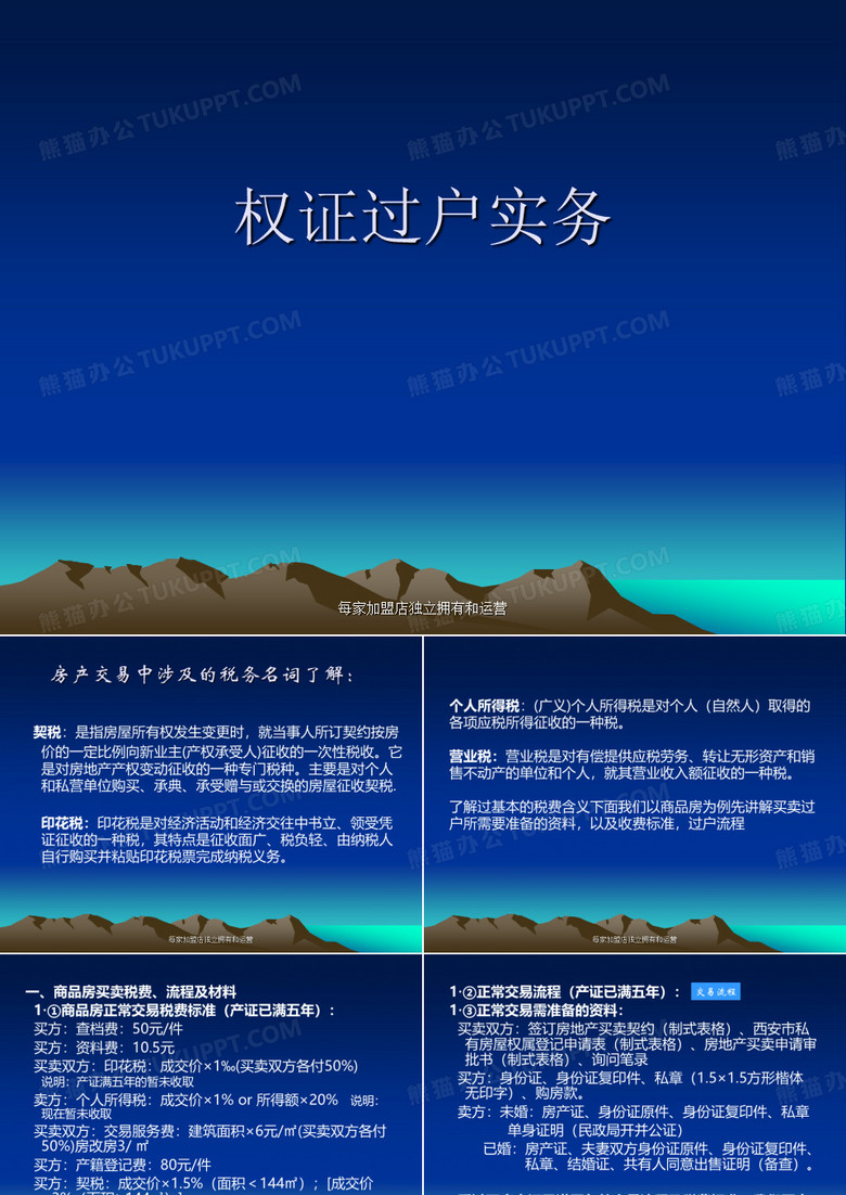 权证过户实务