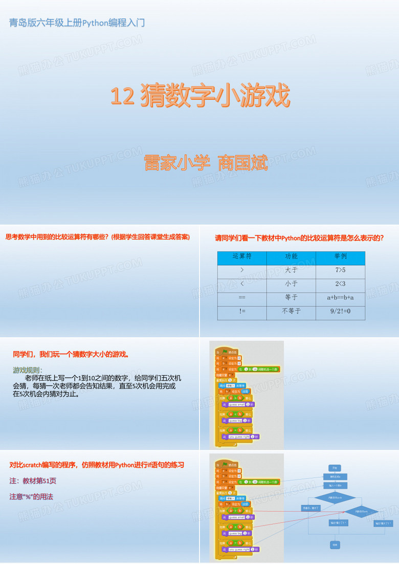 猜数字大小-Python编程入门