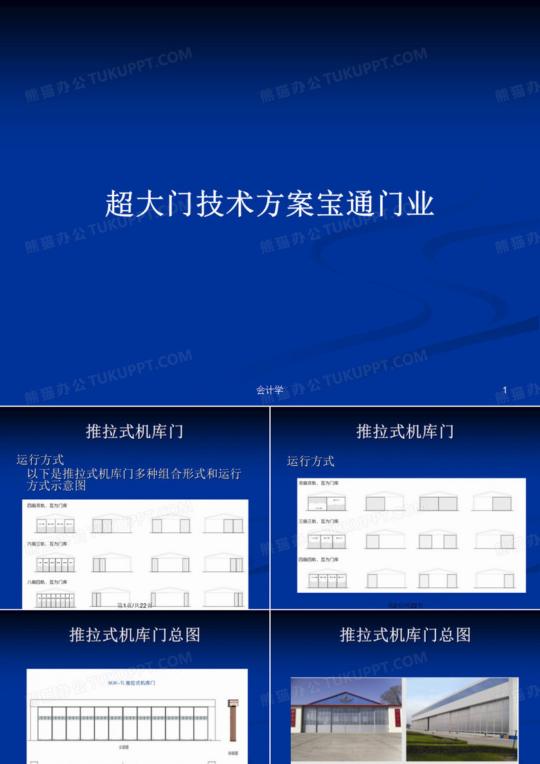 超大门技术方案宝通门业PPT教案