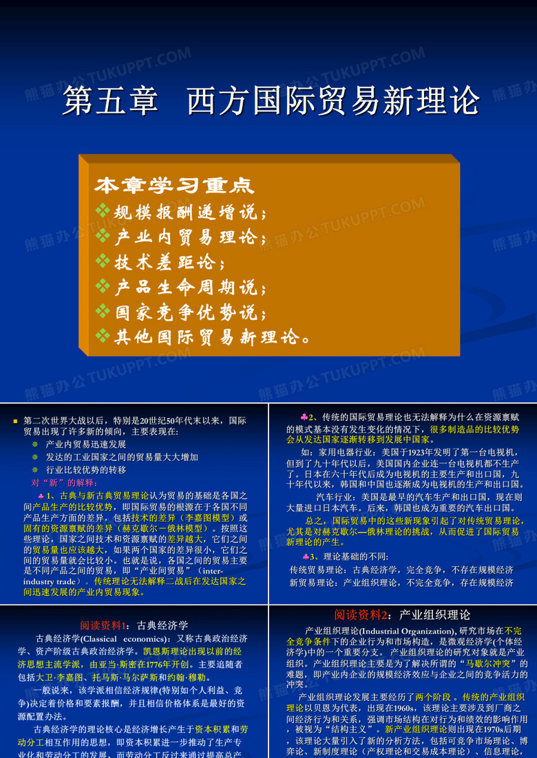 国际贸易新理论