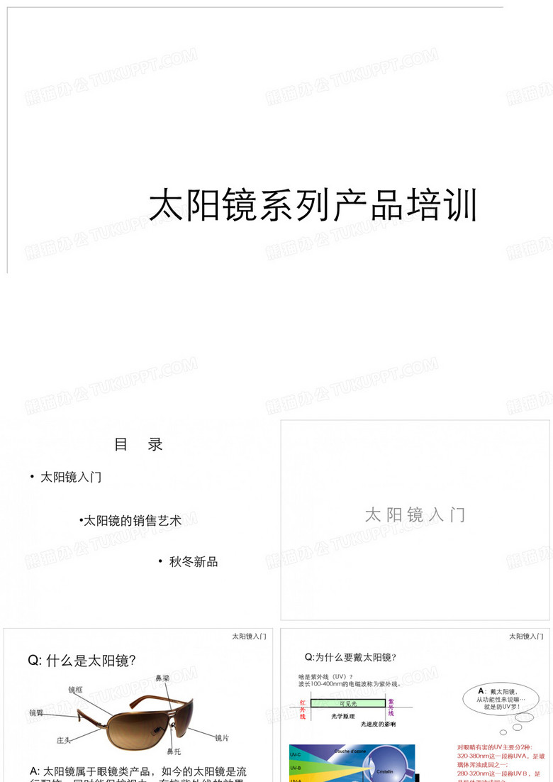 太阳镜培训