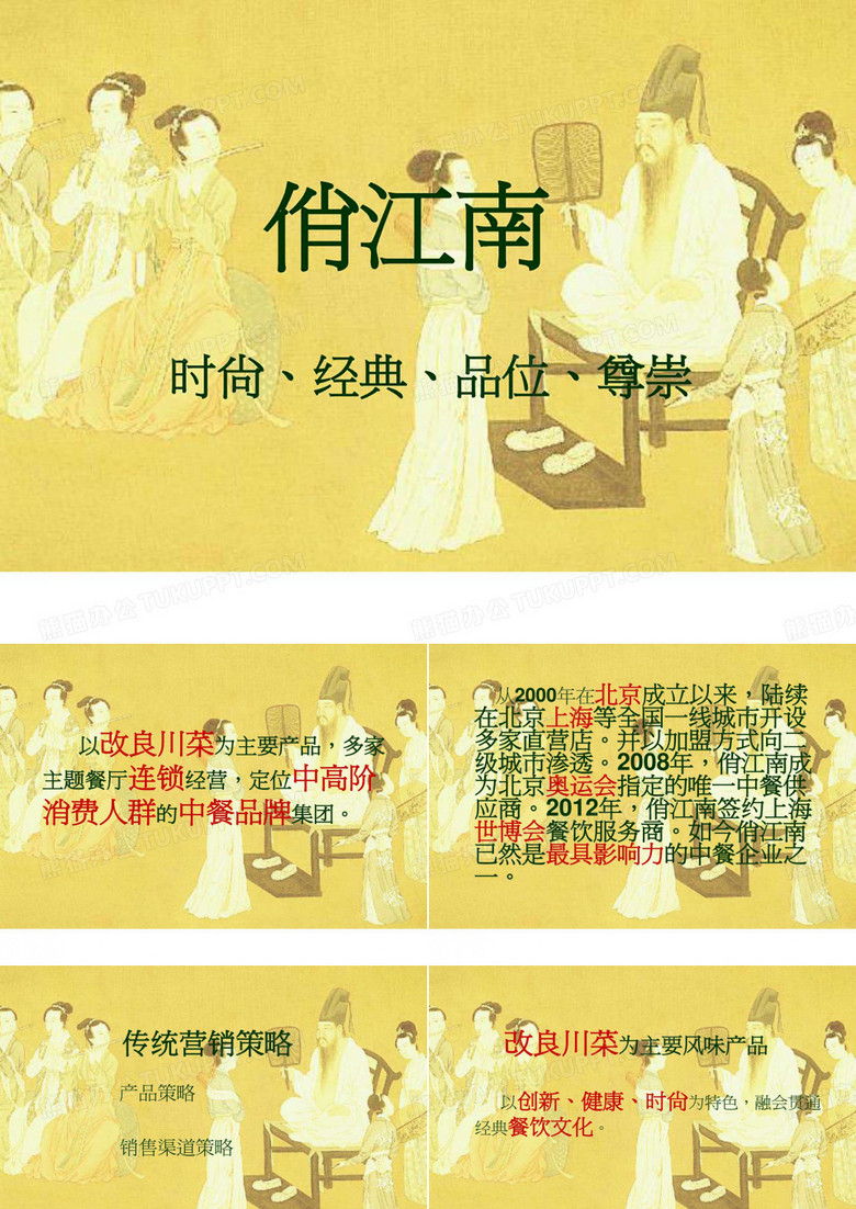 俏江南餐饮管理 精美PPT.ppt