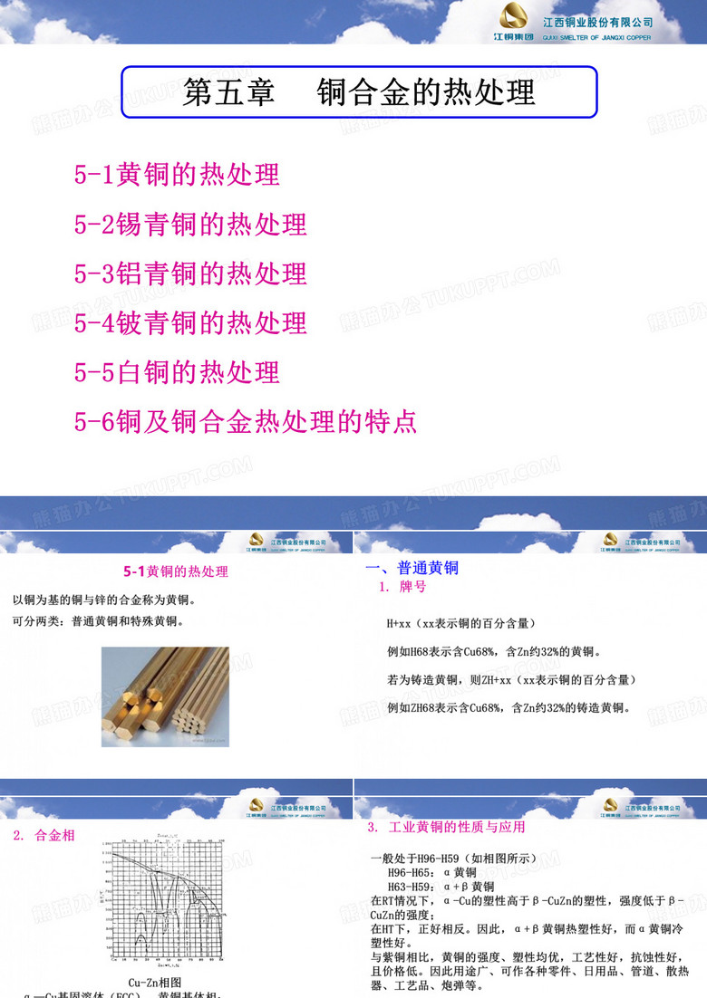 铜合金的热处理