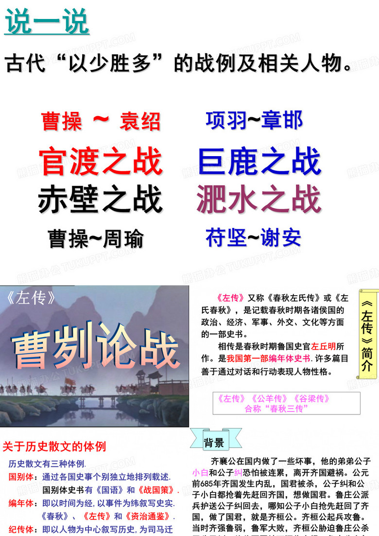 曹刿论战