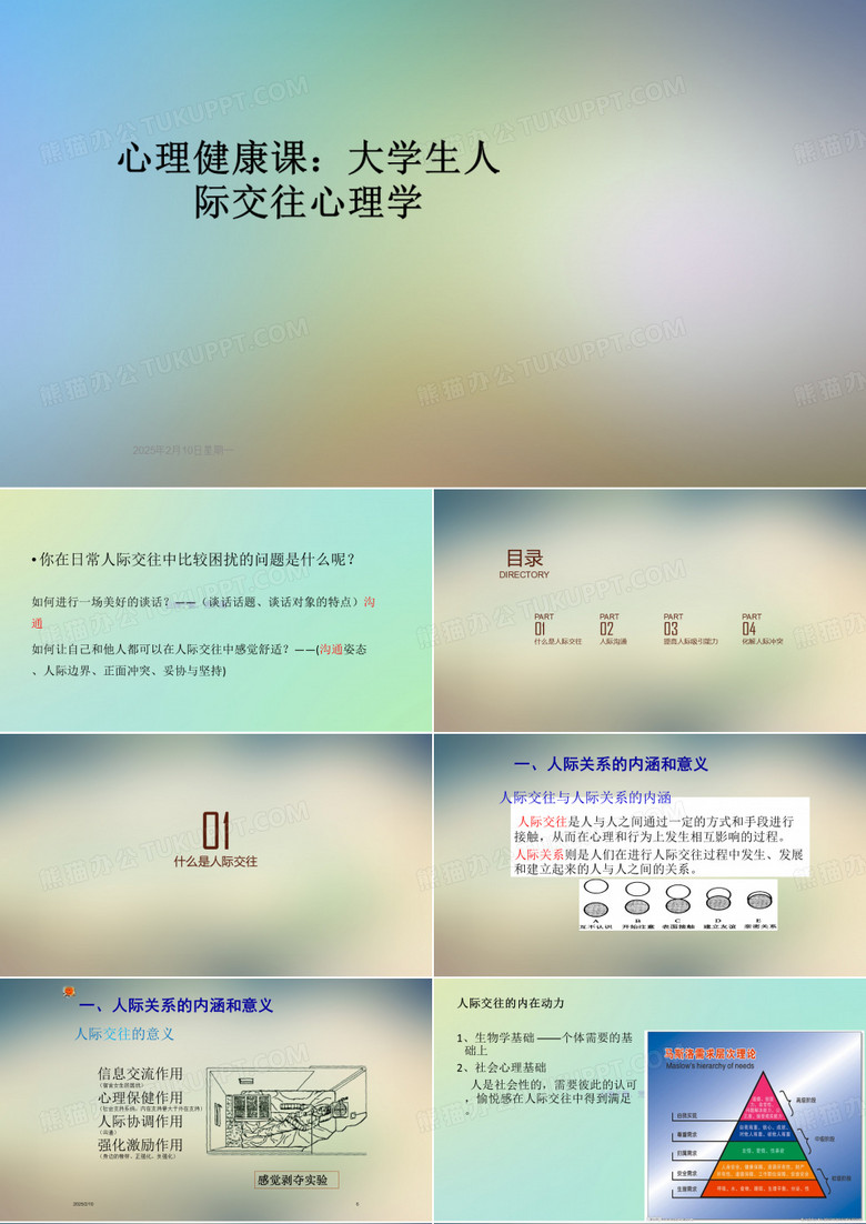 心理健康课：大学生人际交往心理学