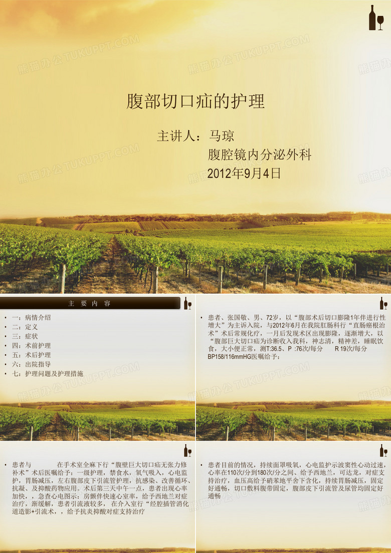腹部切口疝的护理 ppt课件