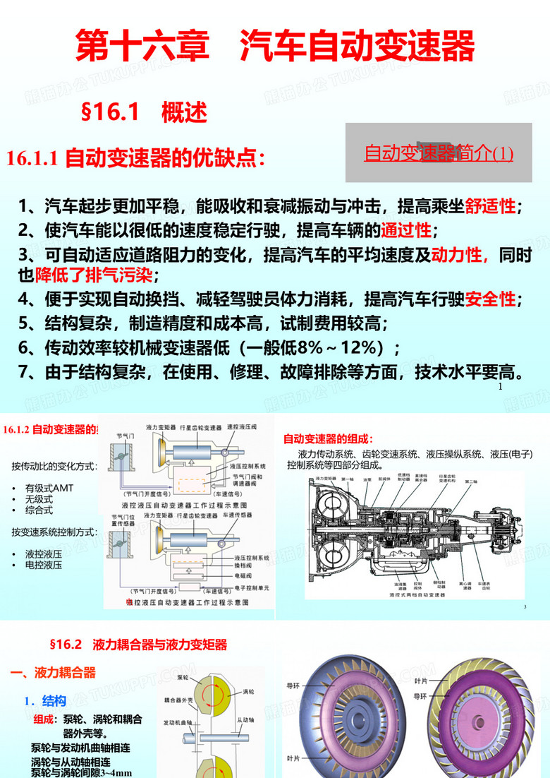 16 汽车自动变速器