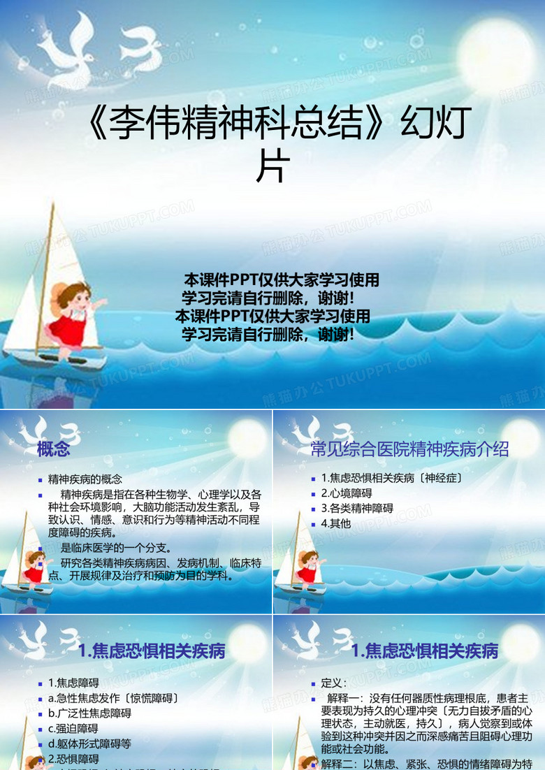 《李伟精神科总结》幻灯片