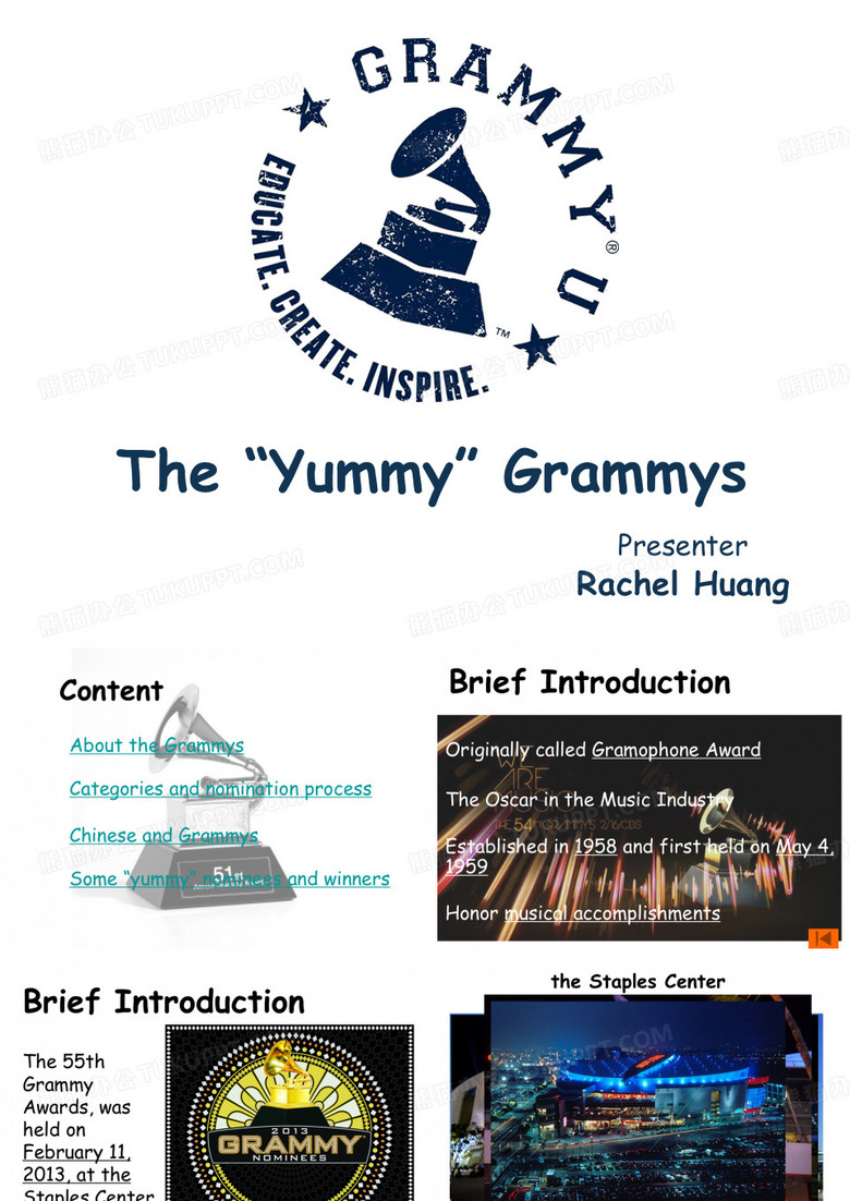 (精品)有关格莱美The yummy Grammys