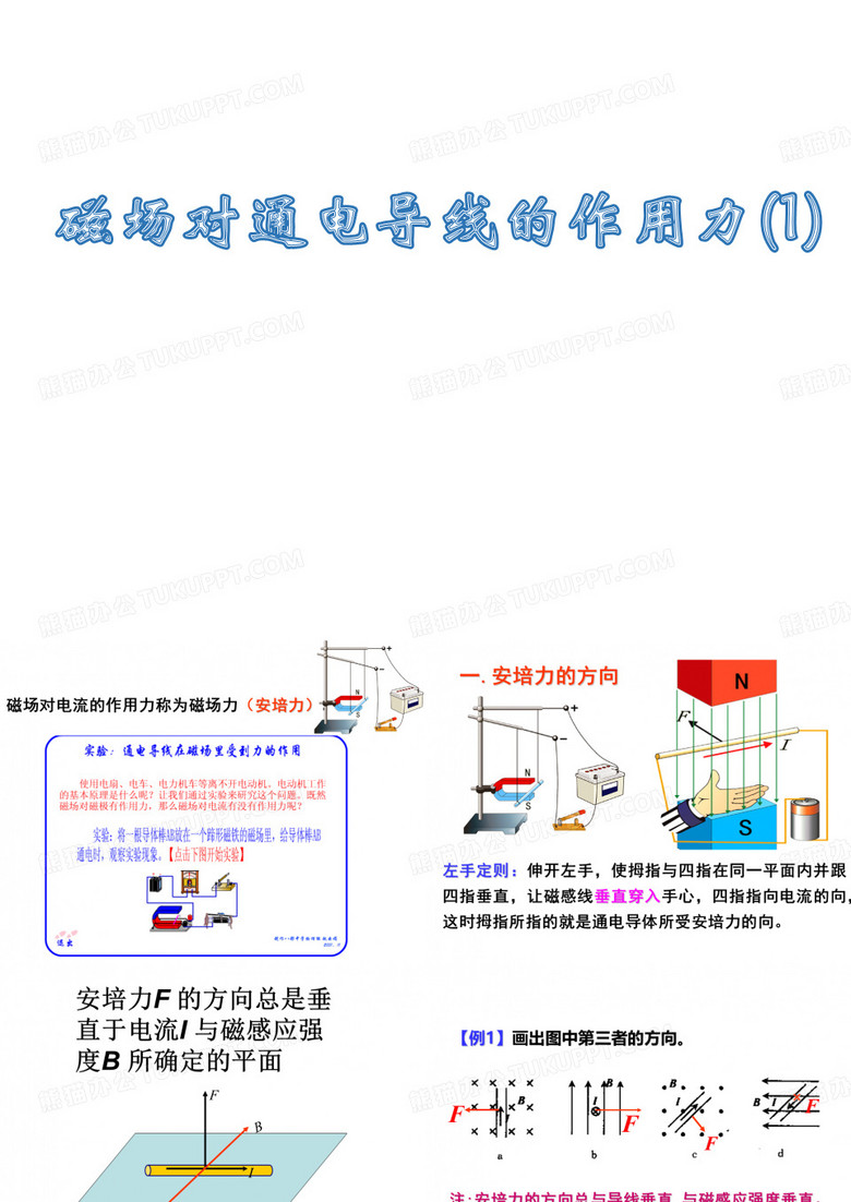 磁场对电流的作用