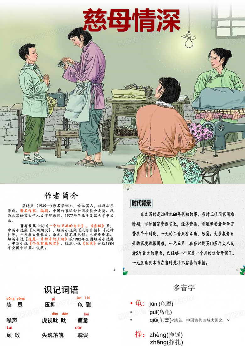 《慈母情深》课件完美版