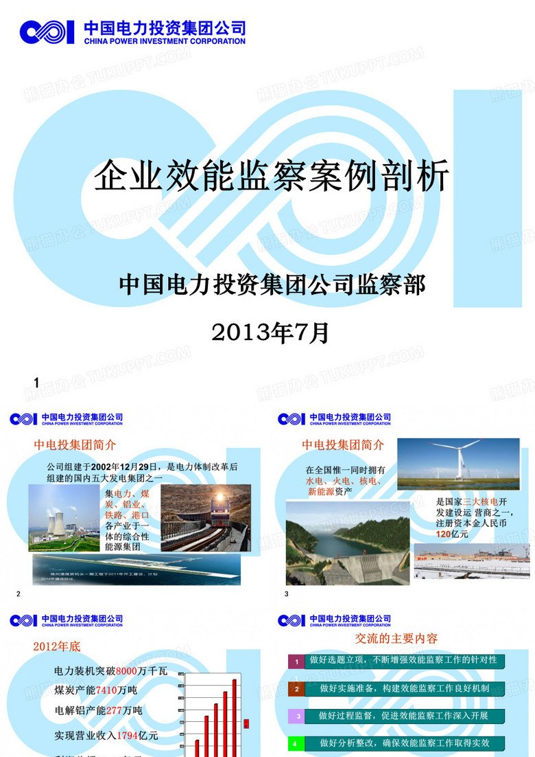 中电投集团效能监察案例剖析课件1