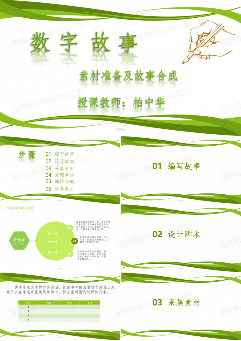 数字故事素材准备及故事合成ppt课件