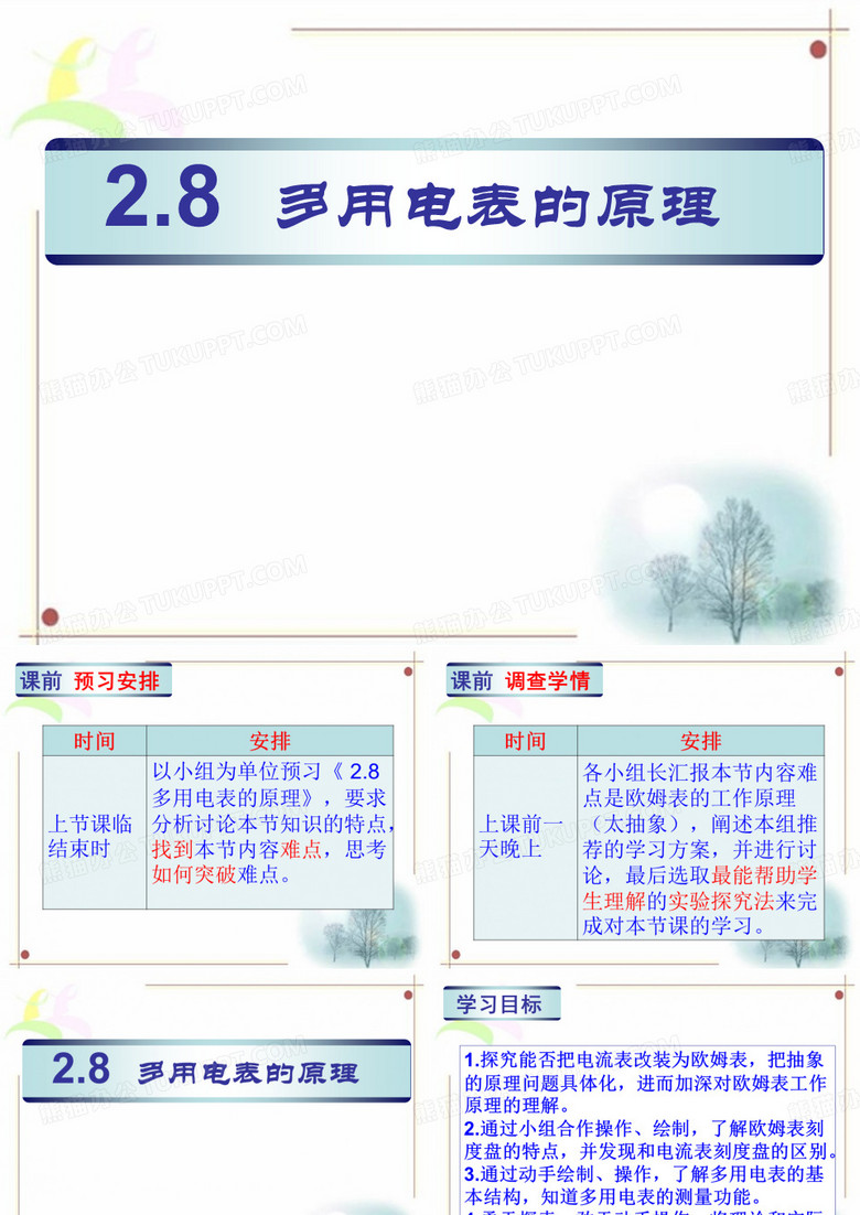 多用电表的原理