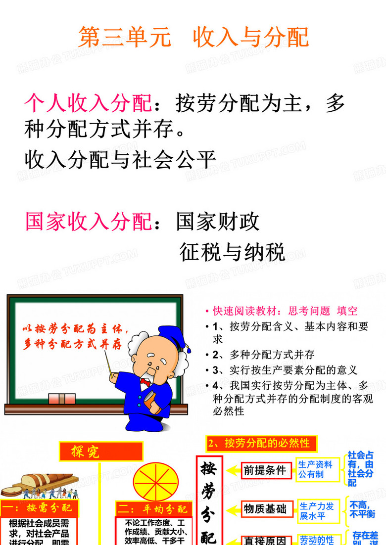 多种分配方式并存