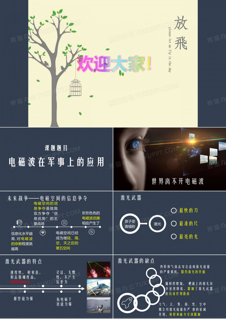 电磁波在军事上的应用 PPT
