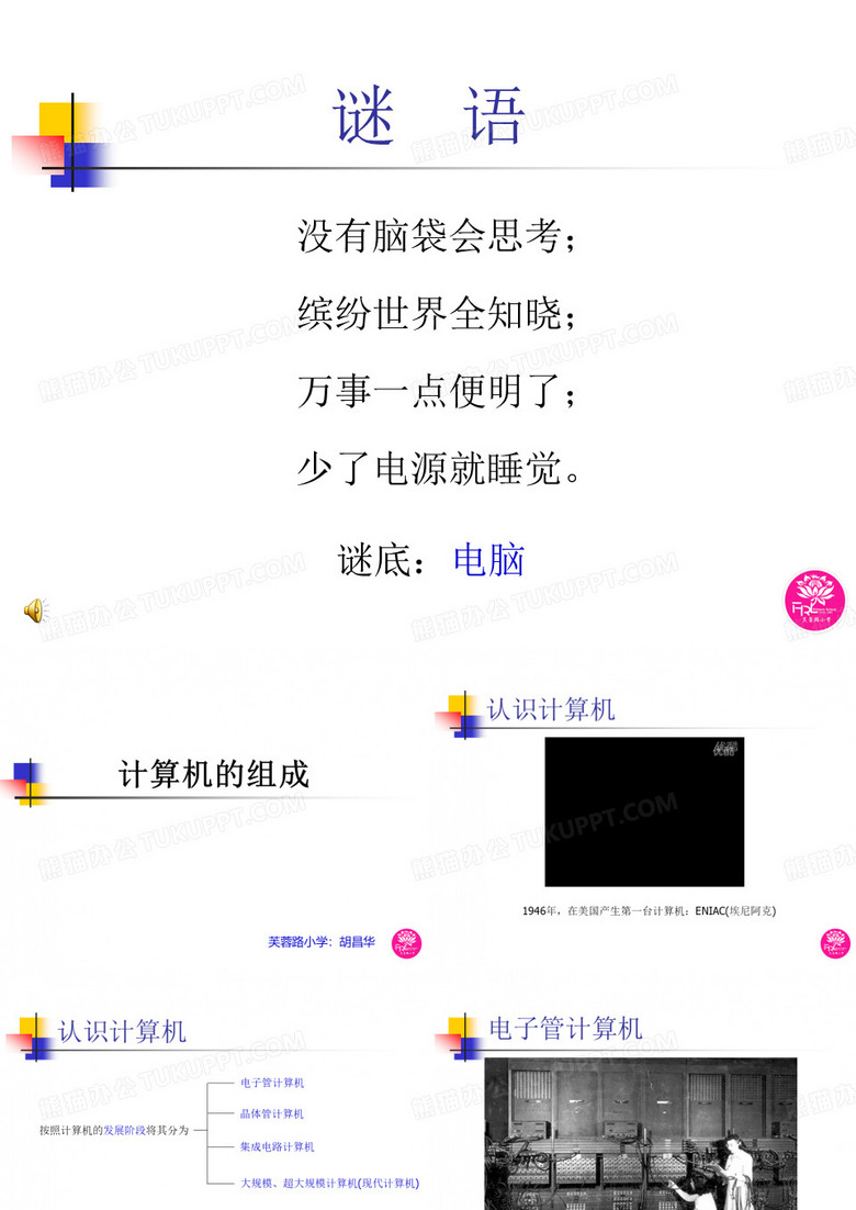 小学信息技术课件《计算机组成》课件
