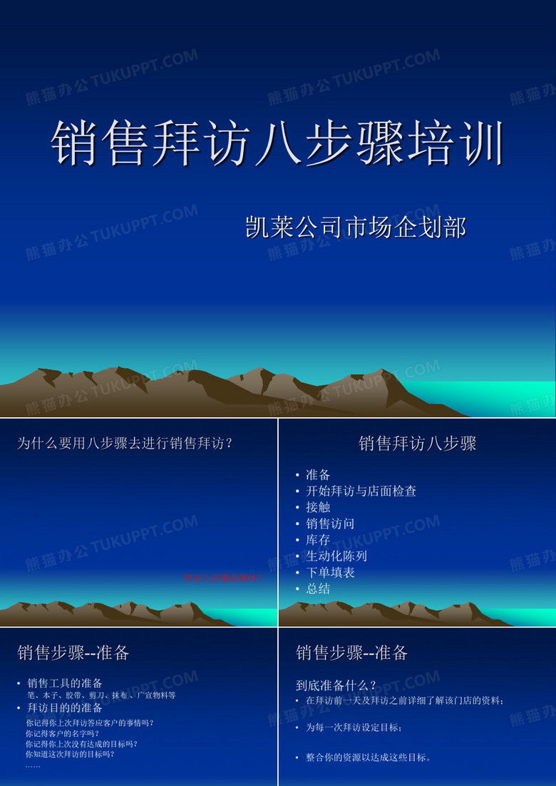 销售拜访八步骤