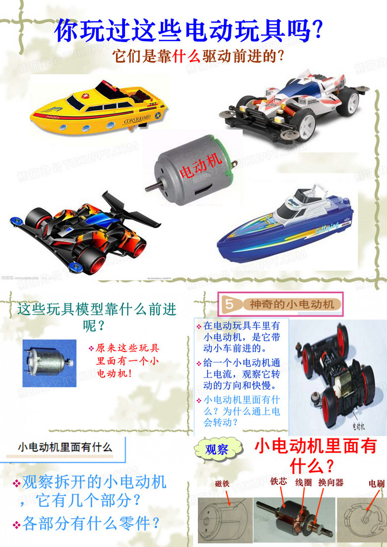 《神奇的小电动机》PPT