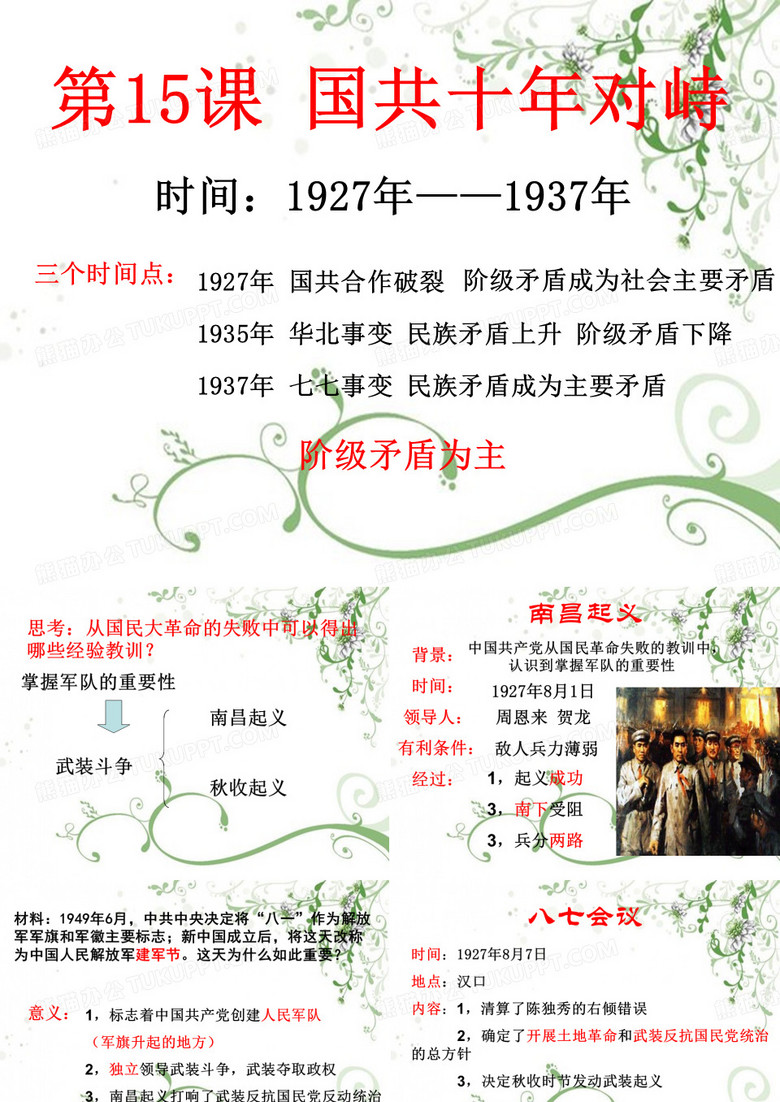 国共十年对峙 国共十年对峙