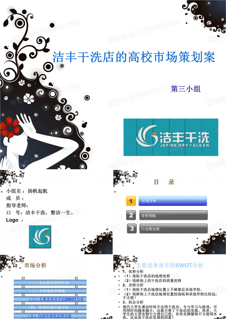 洁丰干洗店策划ppt