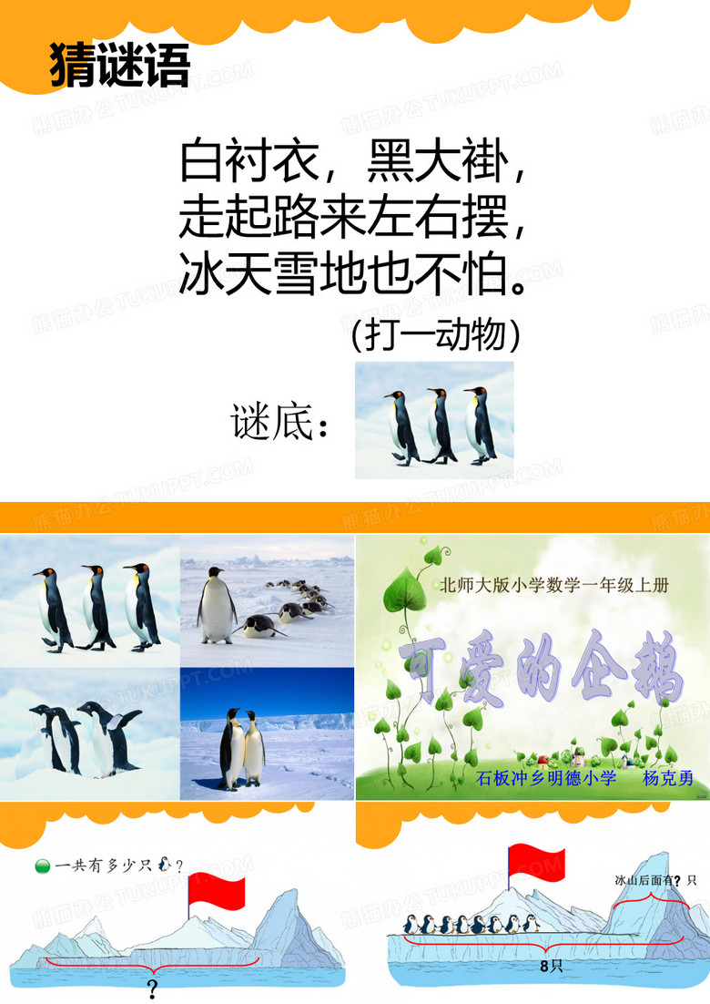 可爱的企鹅