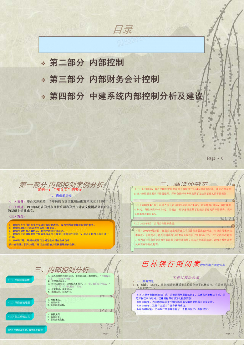 企业内部财务控制PPT培训课件讲义