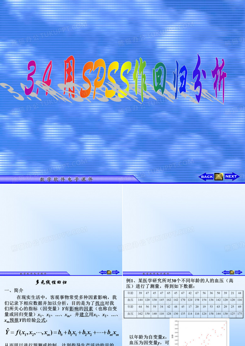 用SPSS做回归分析ppt课件