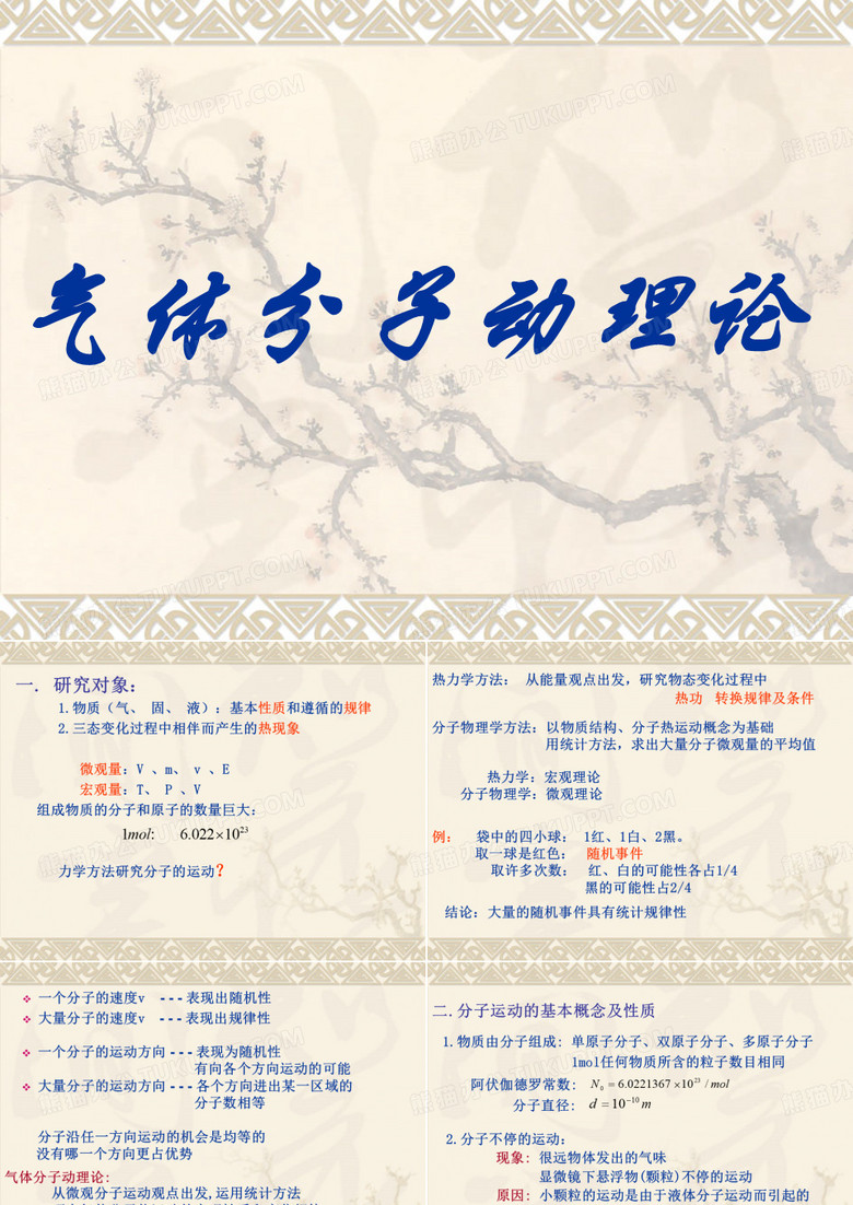 气体分子动理论