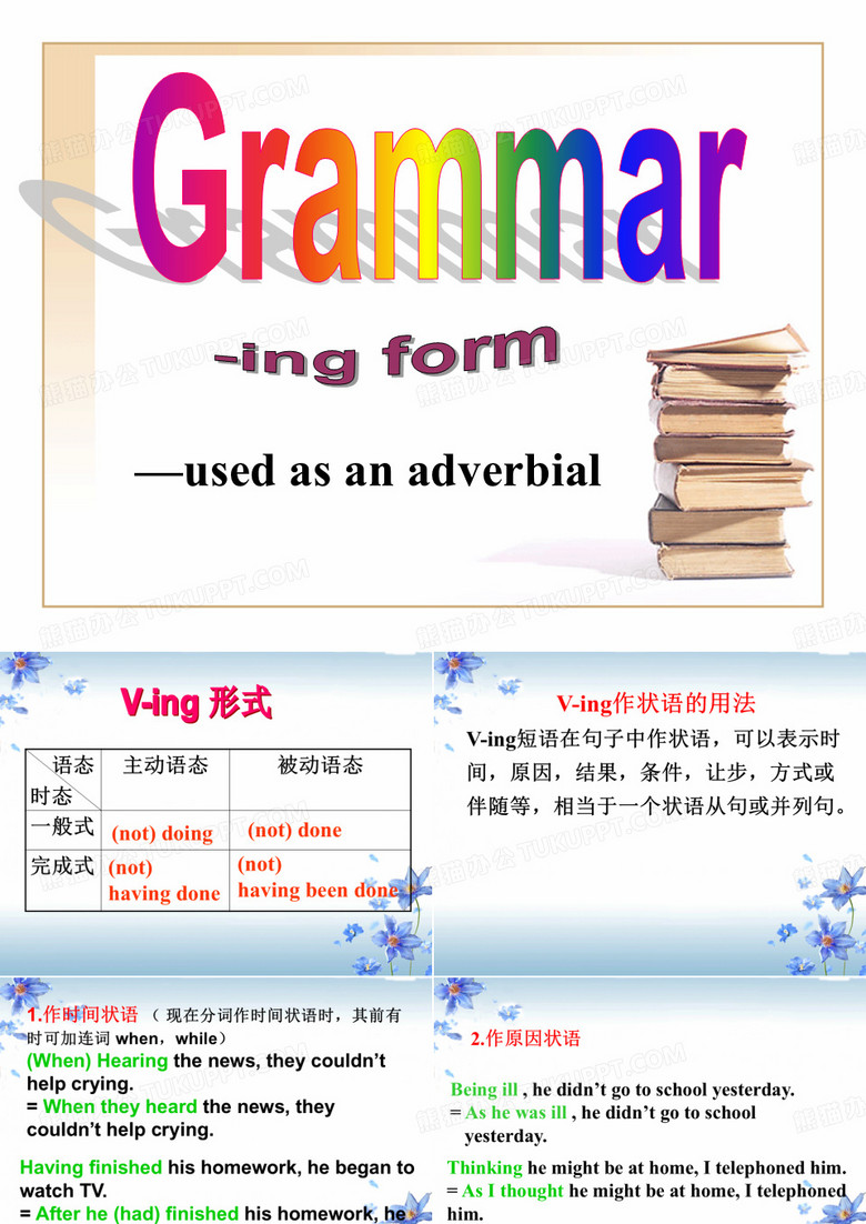 现在分词作状语