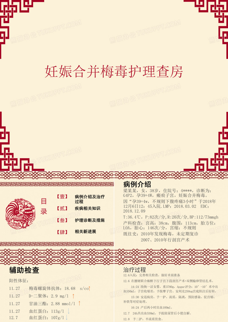 妊娠合并梅毒护理查房