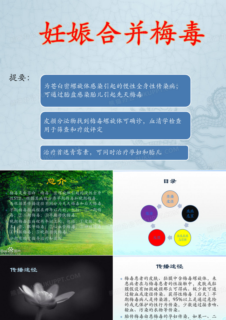 《妊娠合并梅毒》PPT课件