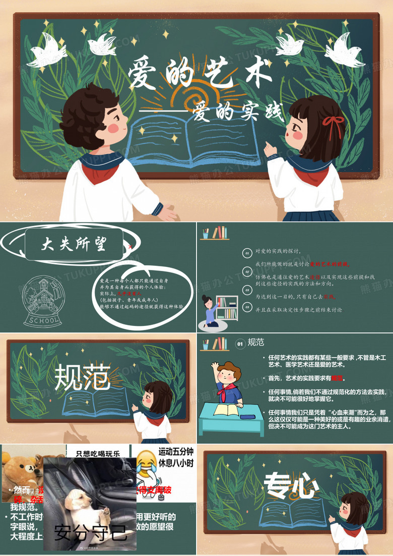 爱的艺术——爱的实践展示ppt