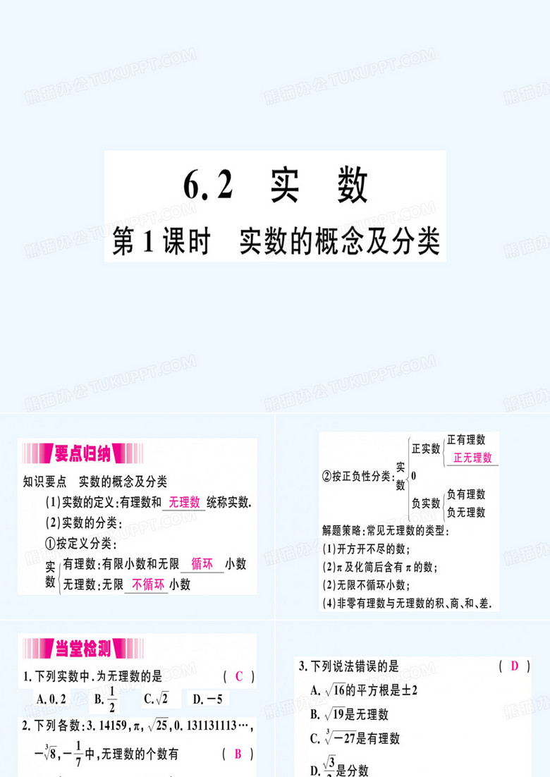实数的概念与分类