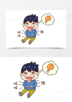 卡通男生饿到幻想表情包1610糖果 美味的 吃20吃 事件 手指食物10开胃